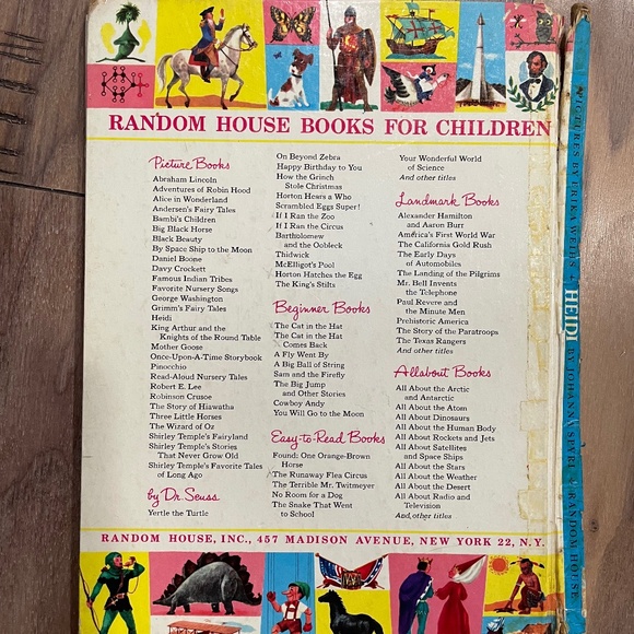 Vintage (1946) "Heidi" Hardcover Book - Picture 4 of 8